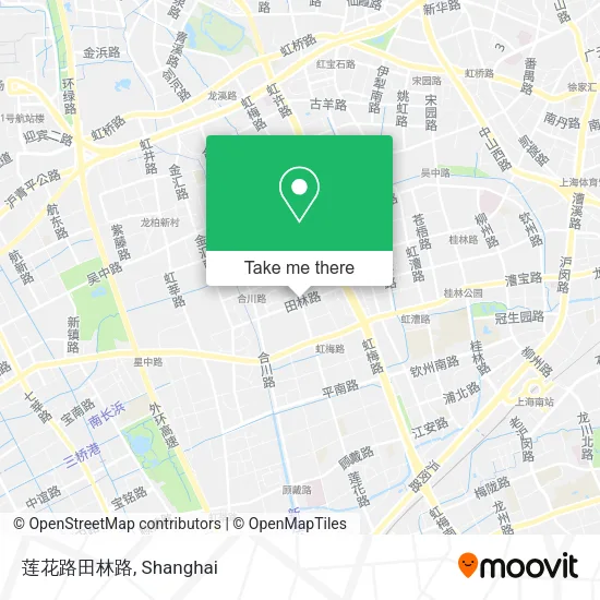莲花路田林路 map