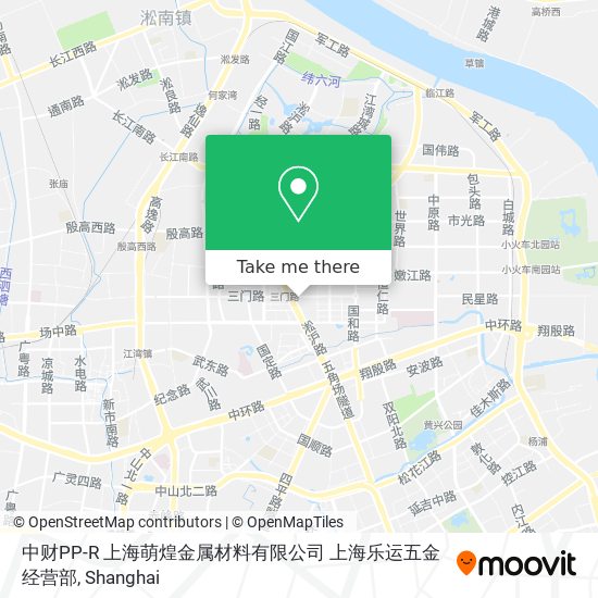 中财PP-R 上海萌煌金属材料有限公司 上海乐运五金经营部 map