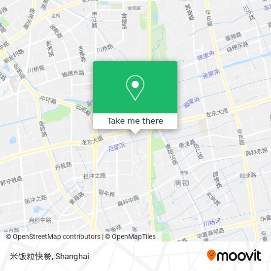 米饭粒快餐 map