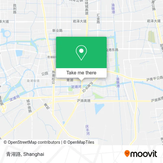 青湖路 map