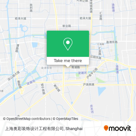 上海奥彩装饰设计工程有限公司 map