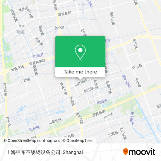 上海申东不锈钢设备公司 map