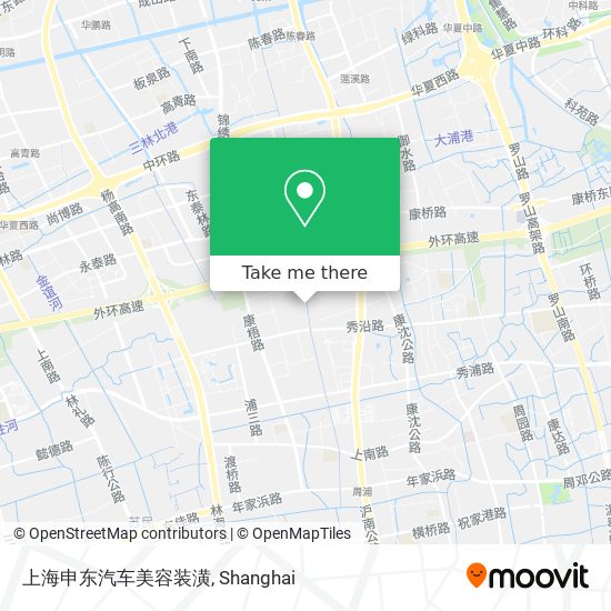 上海申东汽车美容装潢 map