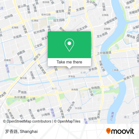 罗香路 map