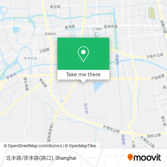 北丰路/庆丰路(路口) map
