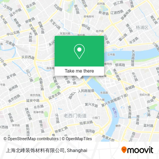上海北峰装饰材料有限公司 map