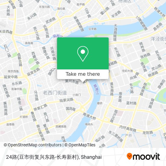 24路(豆市街复兴东路-长寿新村) map