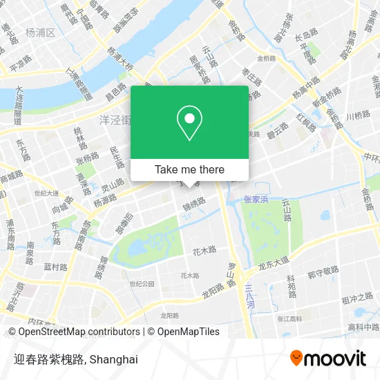 迎春路紫槐路 map