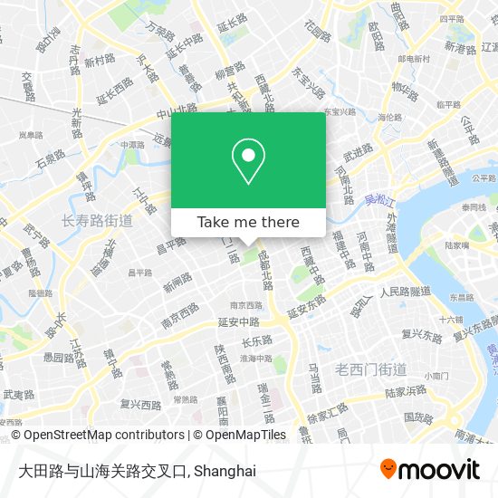 大田路与山海关路交叉口 map