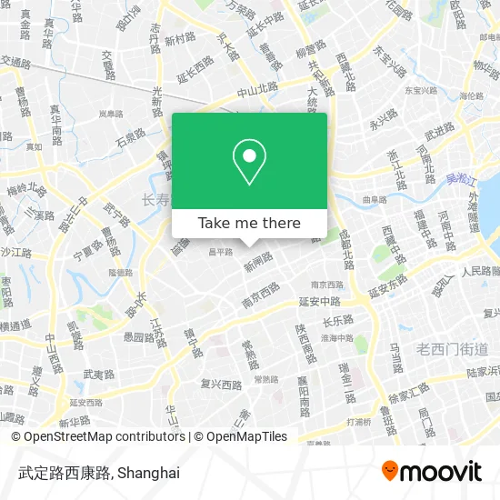 武定路西康路 map
