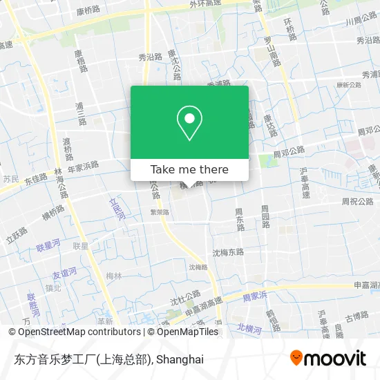 东方音乐梦工厂(上海总部) map