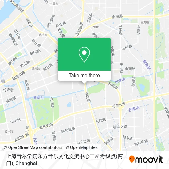 上海音乐学院东方音乐文化交流中心三桥考级点(南门) map