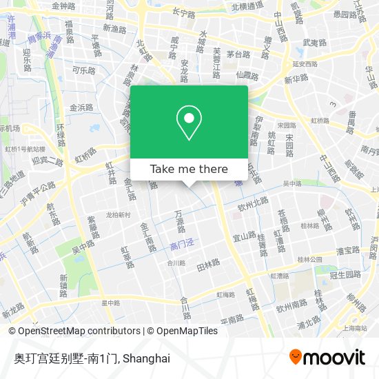 奥玎宫廷别墅-南1门 map