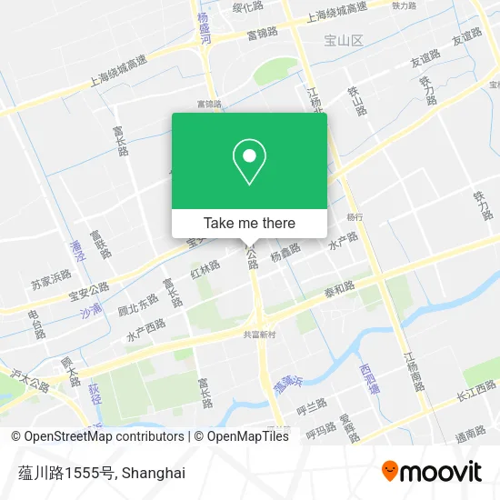 蕴川路1555号 map