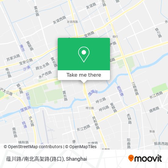 蕴川路/南北高架路(路口) map