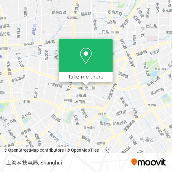 上海科技电器 map