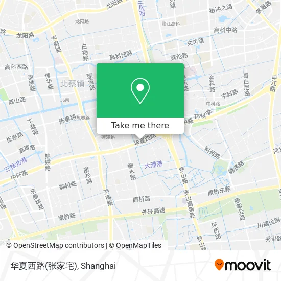 华夏西路(张家宅) map