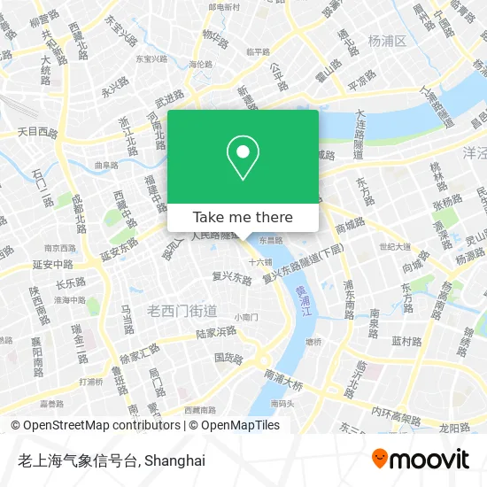 老上海气象信号台 map