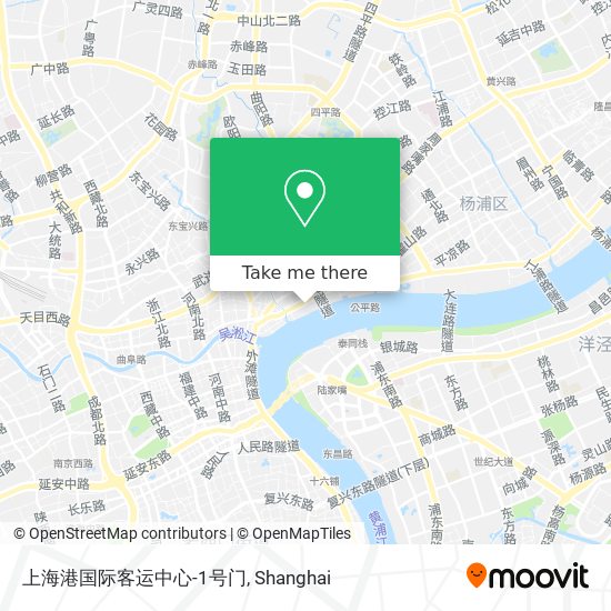 上海港国际客运中心-1号门 map