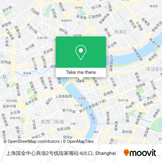 上海国金中心商场2号线陆家嘴站-6出口 map