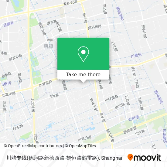 川航专线(德翔路新德西路-鹤恒路鹤雷路) map