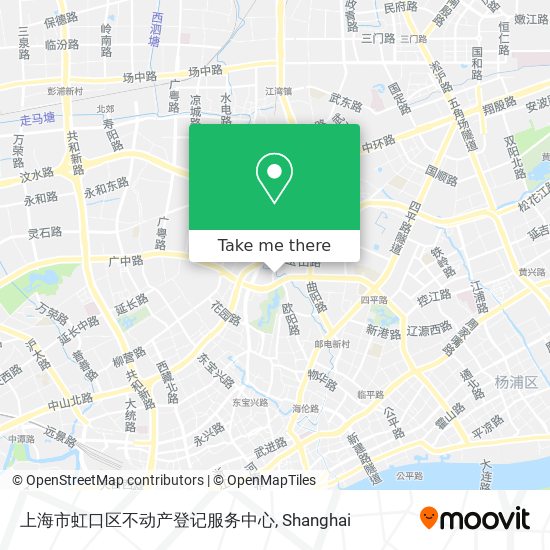 上海市虹口区不动产登记服务中心 map