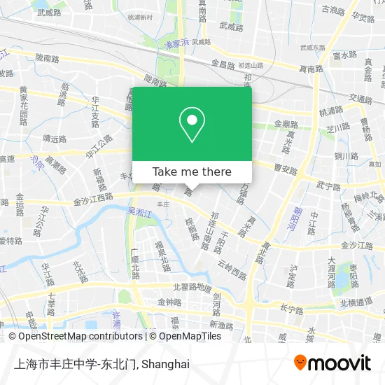 上海市丰庄中学-东北门 map