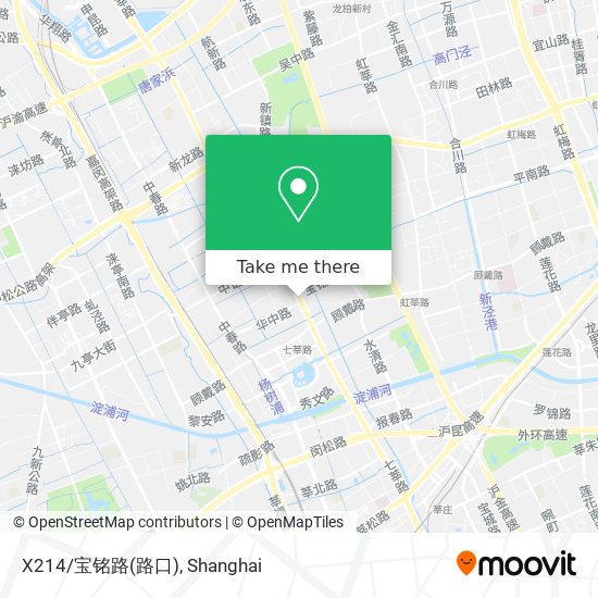X214/宝铭路(路口) map
