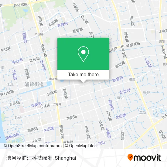 漕河泾浦江科技绿洲 map