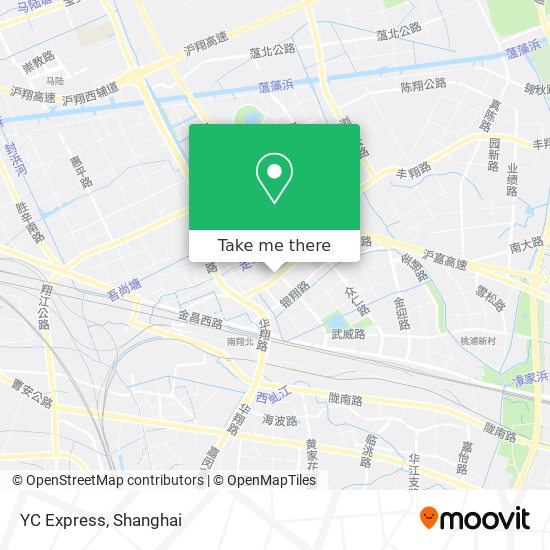 YC Express map
