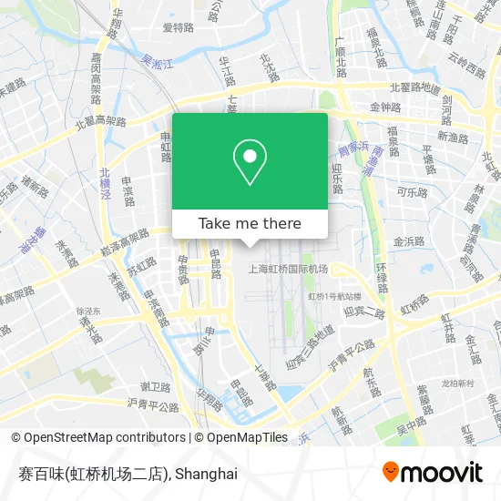 赛百味(虹桥机场二店) map