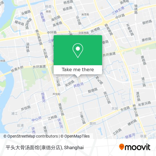 平头大骨汤面馆(康德分店) map