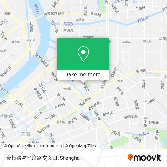 金杨路与平度路交叉口 map