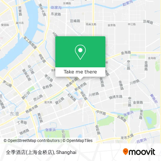 全季酒店(上海金桥店) map