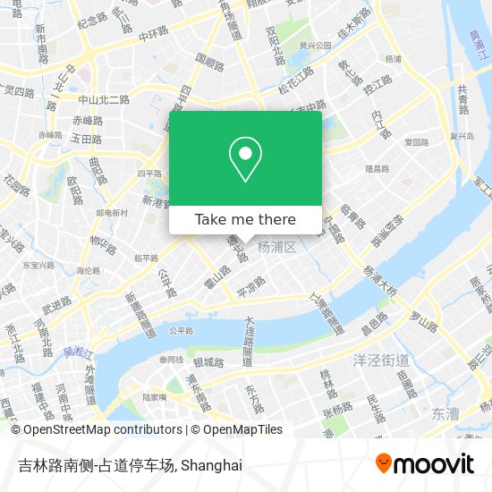 吉林路南侧-占道停车场 map