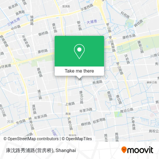 康沈路秀浦路(营房桥) map