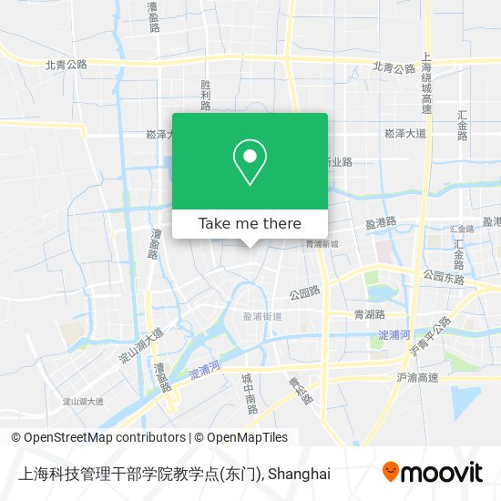 上海科技管理干部学院教学点(东门) map