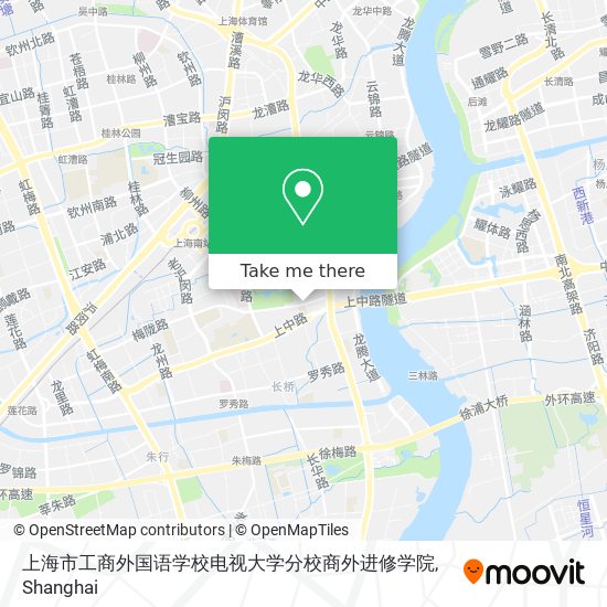 上海市工商外国语学校电视大学分校商外进修学院 map