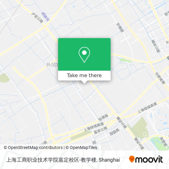 上海工商职业技术学院嘉定校区-教学楼 map