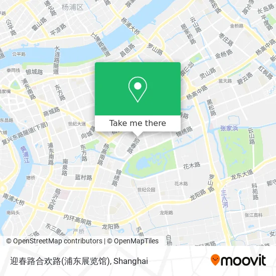 迎春路合欢路(浦东展览馆) map