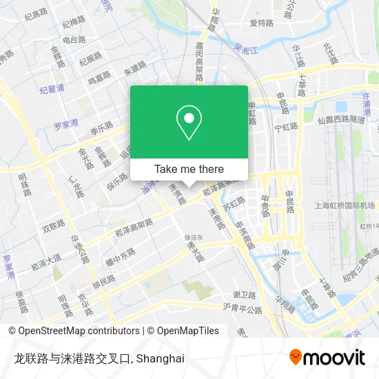 龙联路与涞港路交叉口 map