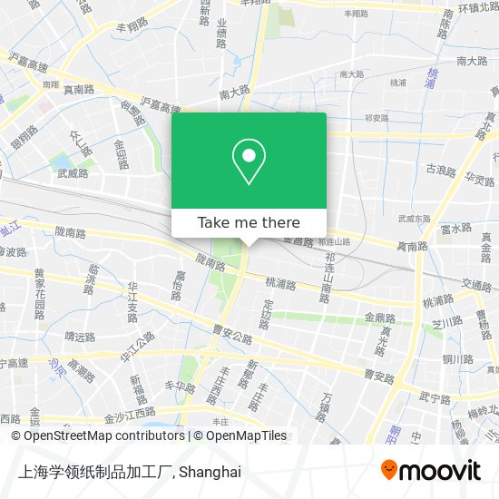上海学领纸制品加工厂 map