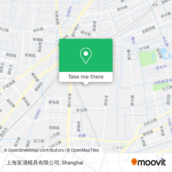 上海富涌模具有限公司 map