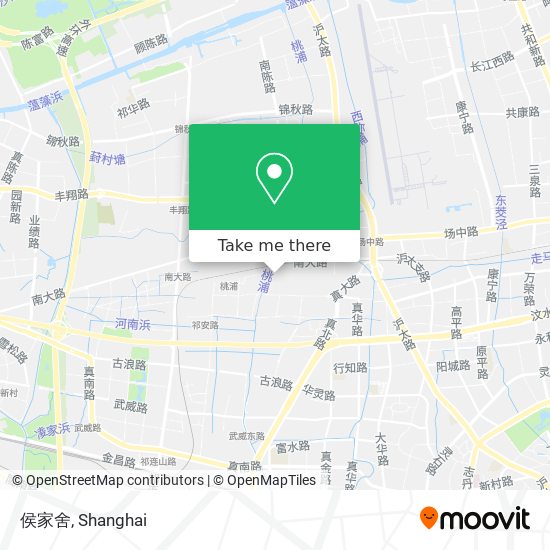 侯家舍 map
