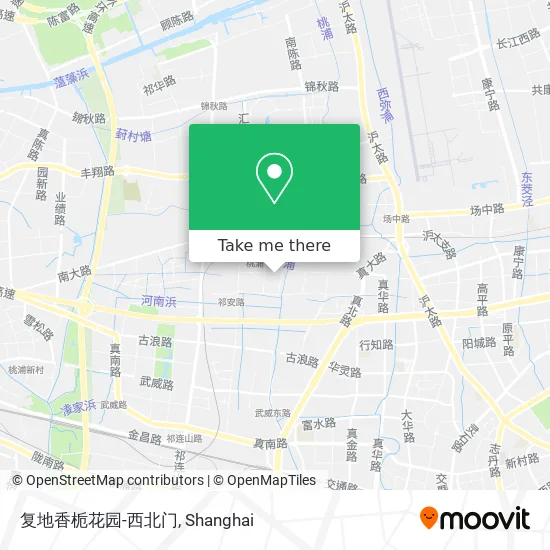 复地香栀花园-西北门 map