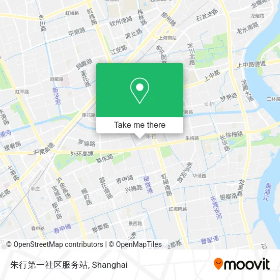 朱行第一社区服务站 map