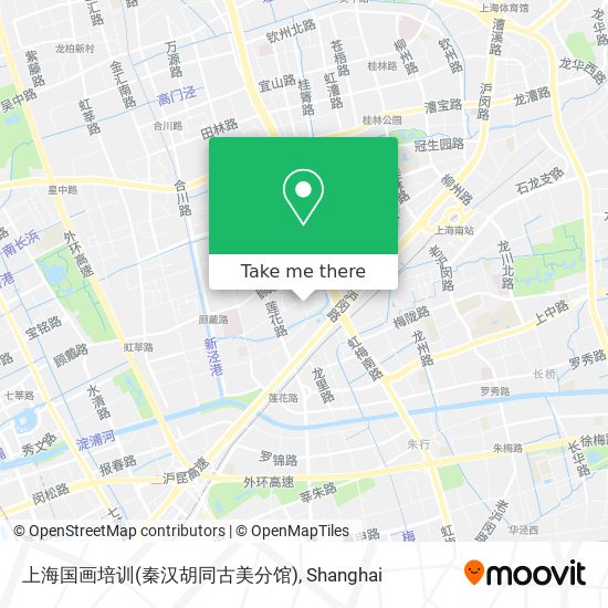 上海国画培训(秦汉胡同古美分馆) map