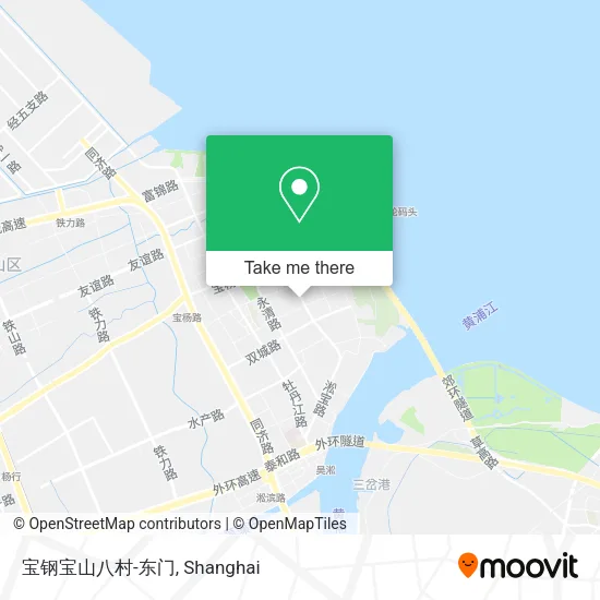 宝钢宝山八村-东门 map