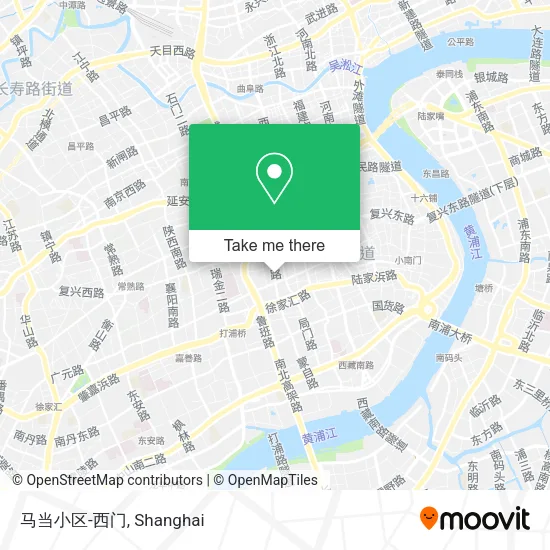 马当小区-西门 map