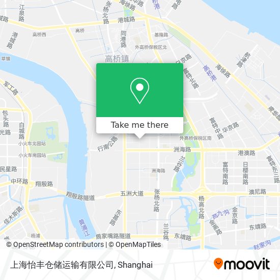 上海怡丰仓储运输有限公司 map